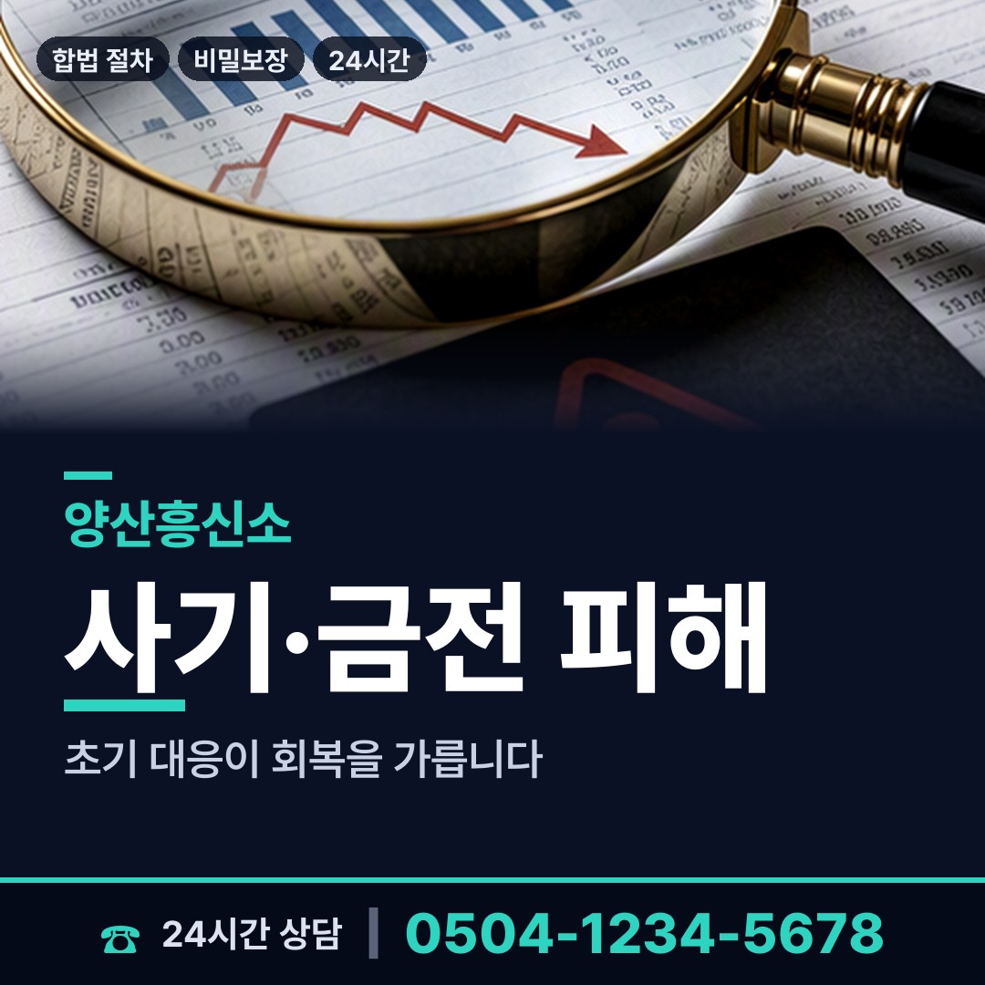 양산 중앙동 탐정사무소 상담 안내